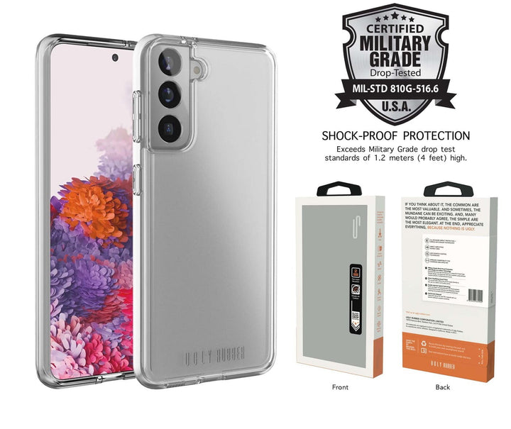 Ugly Rubber Pure Transparent Armor Case for Samsung Galaxy S23 Plus | Case | Ugly Rubber | Frank Mobile